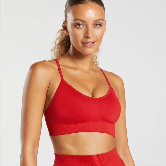 Gymshark Other - Gymshark Sweat Seamless Sports Bra in Red | Size Small